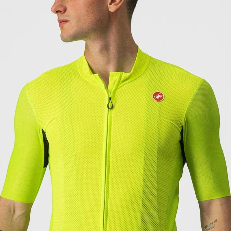 Castelli Endurance Elite Jersey /electric Citron Vert 8 Castelli Endurance Elite Jersey /electric Citron Vert – Image 6