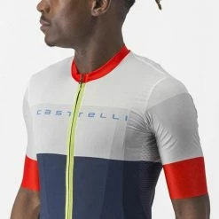 Castelli Sezione Jersey /bleu Blanc -Vtt Électrique Semi-rigide Soldes 2023 castelli sezione jersey bleu blanc c