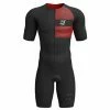 COMPRESSPORT Aero Trisuit M /noir Rouge -Vtt Électrique Semi-rigide Soldes 2023 compressport aero trisuit m noir rouge