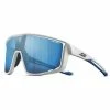 Julbo Fury /blanc /spectron 3 Cf Bleu -Vtt Électrique Semi-rigide Soldes 2023 julbo fury blanc spectron 3 cf bleu