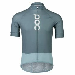 POC Essential Road Logo Jersey /calcite Bleu Mineral Bleu