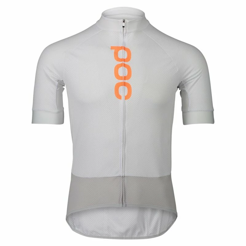 POC Essential Road Logo Jersey /hydrogen Blanc Granite Gris 3 POC Essential Road Logo Jersey /hydrogen Blanc Granite Gris