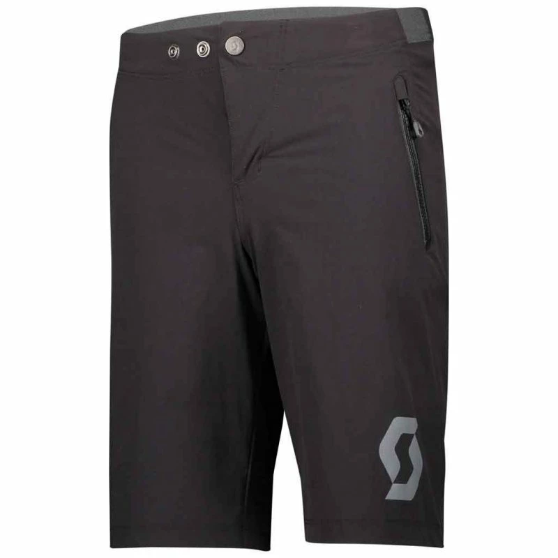 Scott Short Trail 10 LS Fit W Pad Jr /noir 3 Scott Short Trail 10 LS Fit W Pad Jr /noir